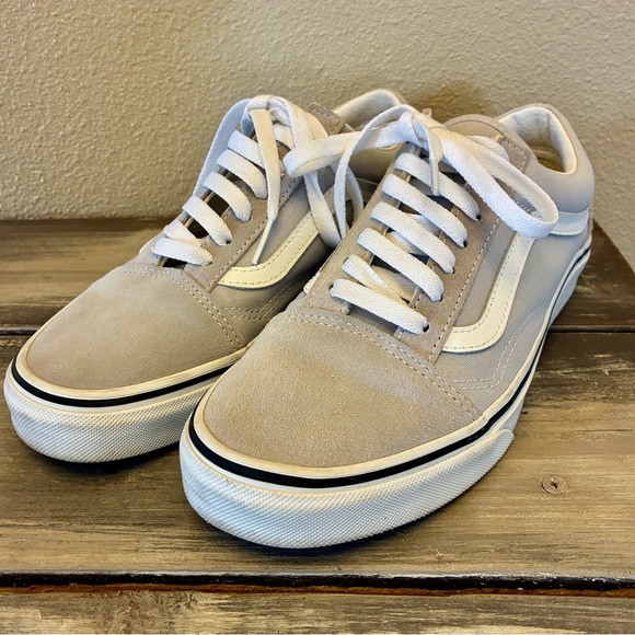 Vans Women’s Old Skool Gray Dawn  Suede Sneakers Sz 7.5 - Picture 3 of 8